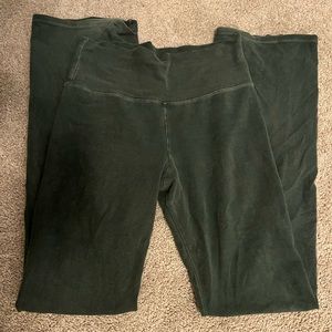Brandy melville green flare leggings